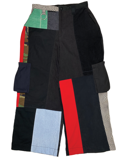 GATHERED TROUSERS